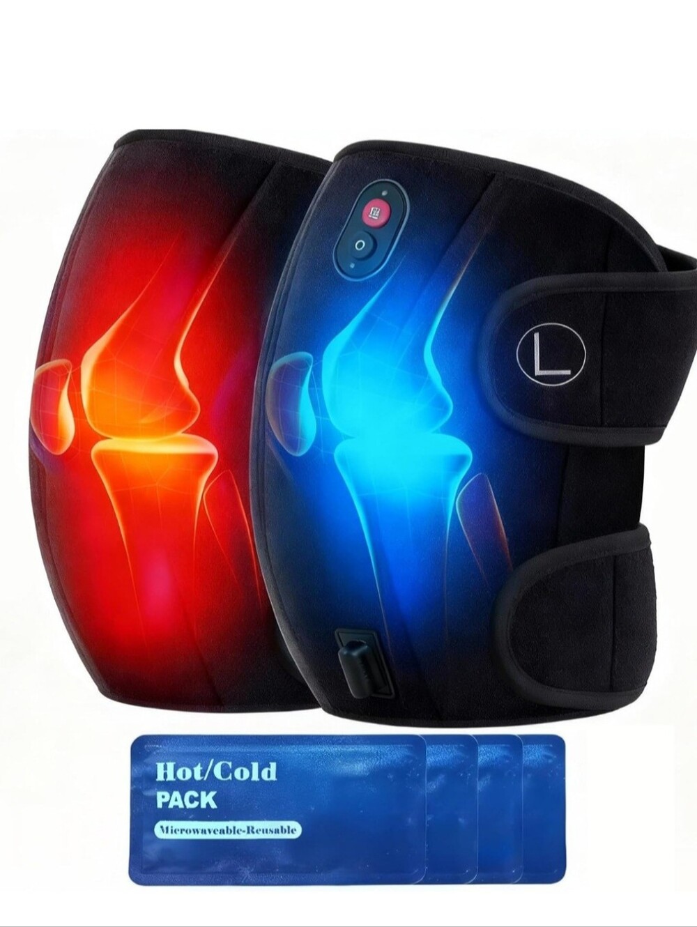 NWT Electric Heated Knee Massager Brace Coococo CO-5327